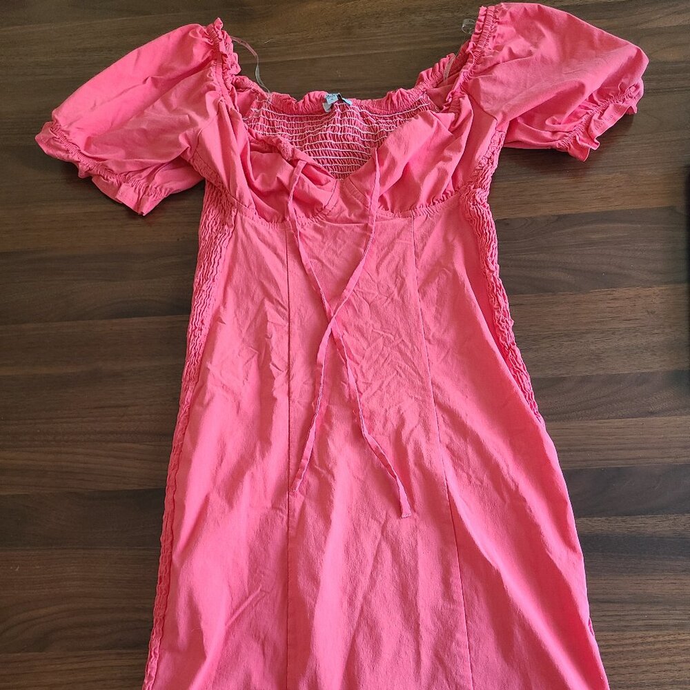 Iris pink cottage dress